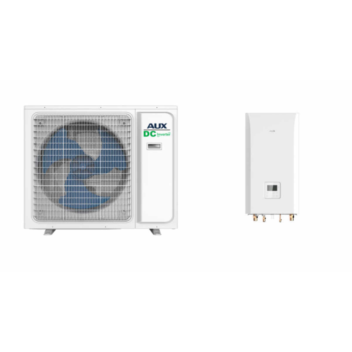 AUX šilumos siurblys oras-vanduo 12,2 kW be vandens talpos, su vėsinimo funkcija, su 9 kW tenu ACHP-H12/4R3H-O+ACHP-H12/4R3H-I AUX šilumos siurblys oras-vanduo 12,2 kW be vandens talpos, su vėsinimo funkcija, su 9 kW tenu ACHP-H12/4R3H-O+ACHP-H12/4R3H-I